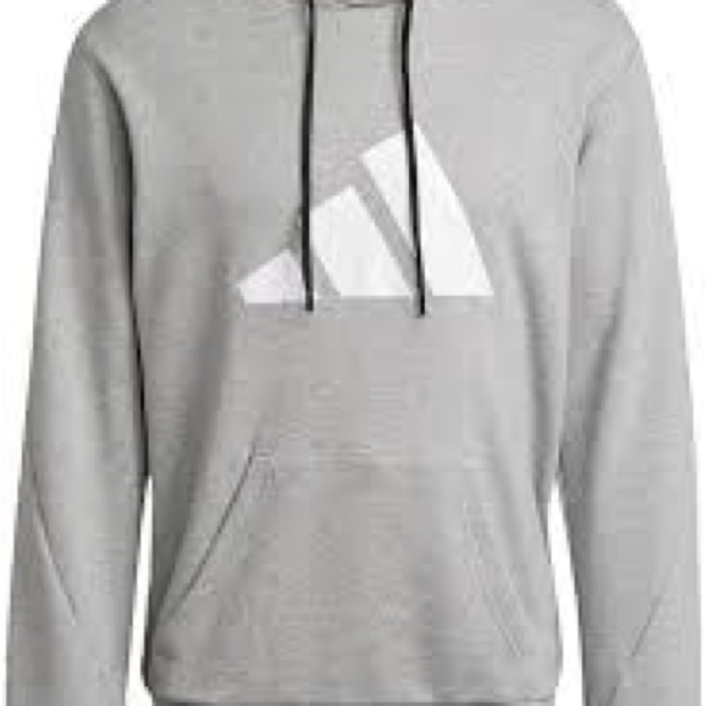 adidas Gray Sweatshirt with White Logo
